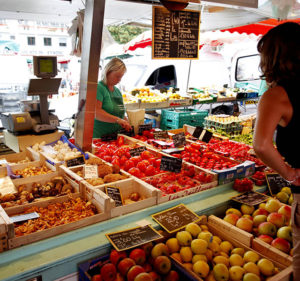 Le marché d'Annemasse